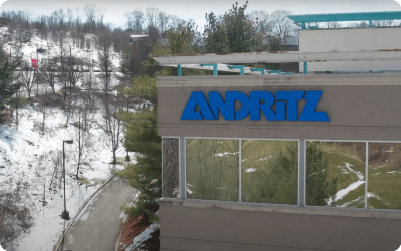 Aerial Drone Videography For Industrial Manufacturing Company ANDRITZ